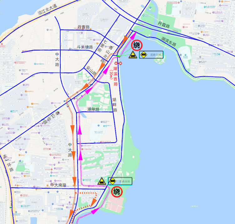 注意！南昌9博体育部分道路交通管制